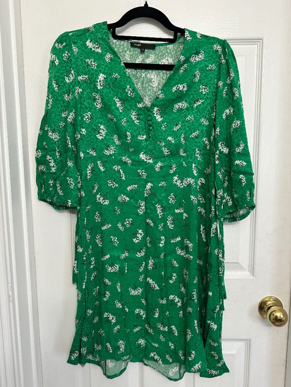 Maje Rizelle Floral Print Dress